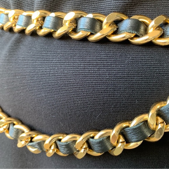 Gold and Black Fashion Belt - Picture 5 of 6